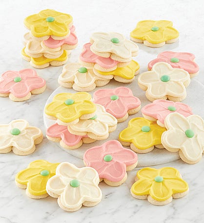 Flower Cut-Out Cookie Sampler